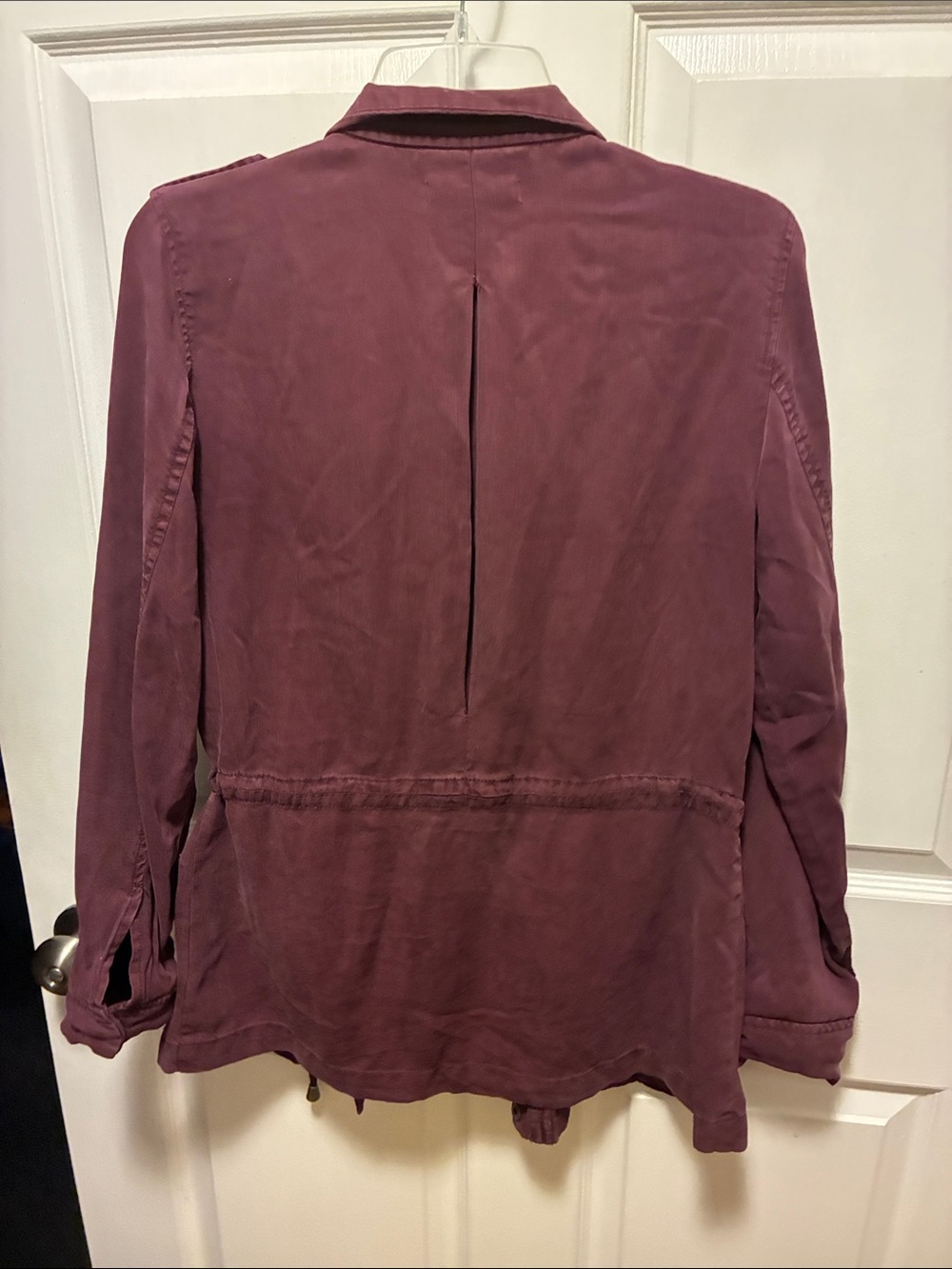 Altar’d State Plum Drawstring Utility Jacket - Picture 6 of 9
